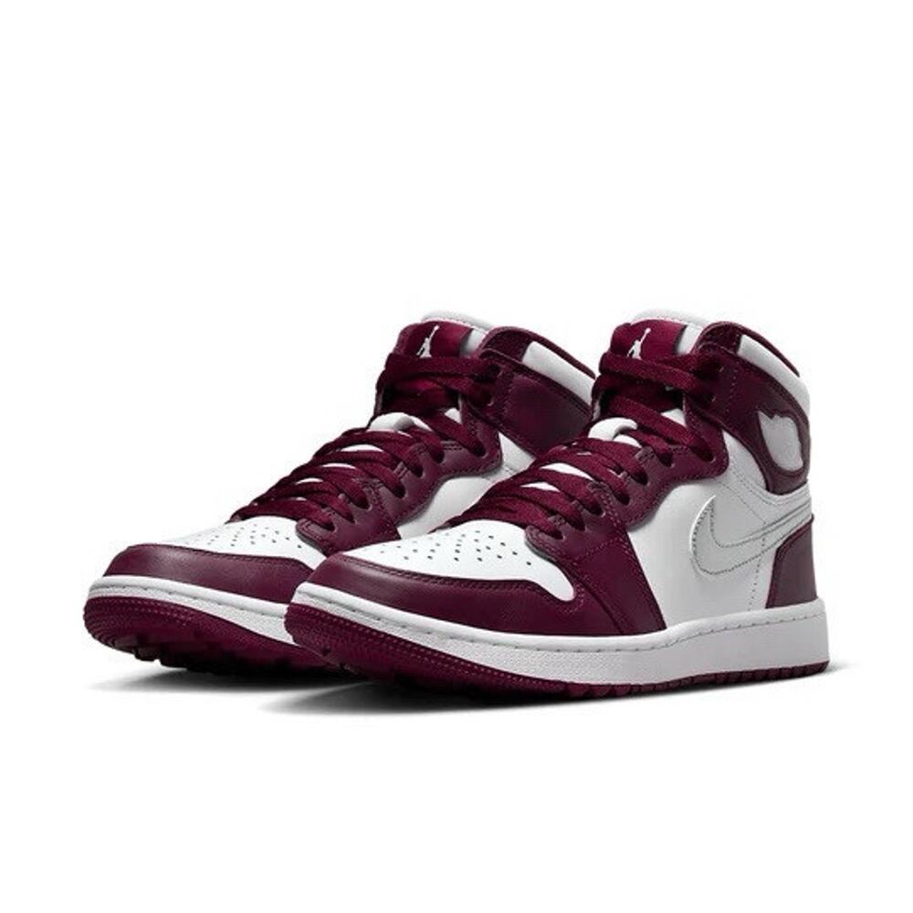 NEW Nike Air Jordan 1 High G Golf Bordeaux Purple White DQ0660-103 Men’s Size 13